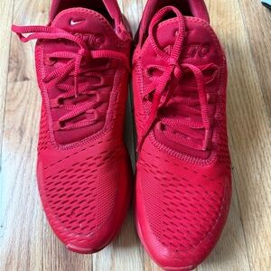 Nike Red Airmax 270 Shoes
